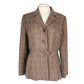 Vintage 70s Bill Blass Wool Blazer Houndstooth Wool Jacket Neiman Marcus / L