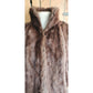 Vintage 40s Brown Fur Jacket Wrap Capelet Michelle Chicago