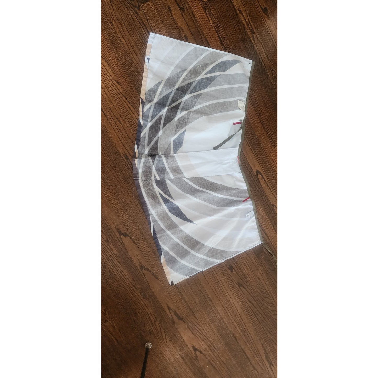 Vintage 2000s PRADA Sport Wrap Skirt Geometric Cotton Print Ugly Chic Linea Rossa M