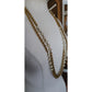 Vintage Chanel 1984 Necklace Double Strand Gold Chain Baroque Pearl Documented Runway Lagerfeld Era