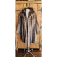 Vintage Fur Coat Silver Tipped Raccoon Hip Length Revillon Boho Style Size Medium SATC