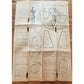 Vintage 40s Dress ORIGINAL Sewing Pattern: Chicago Tribune Marian Martin Mail Order 2493 Asymmetric Draped Frock