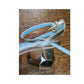 Frances Valentine BEATRIX Sandals Shoes Mary Janes Silver Rhinestone 5 1/2