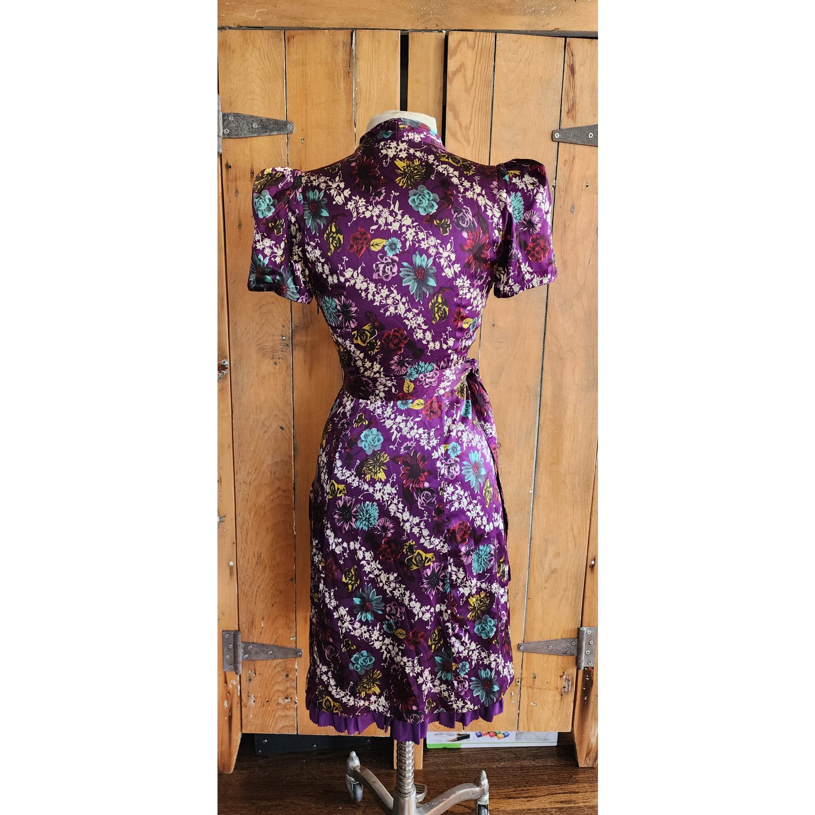 purple betsey johnson dress GAME DAY JERSEY SEQUIN DRESS PURPLE Women's Sequin Short-Sleeved Dress Betsey Johnson