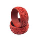 Vintage Cinnabar Bangles Red Carved Chinese Bracelets