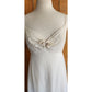 Vintage 50s Peignoir White Nylon Robe + Slip Dress Vanity Fair