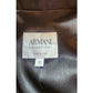 Vintage Armani Collezioni Blazer Y2k 2000s Black Silk Jacket Large
