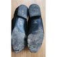 CHANEL Lace Up Shoes Loafers Black Patent Leather & Sequins 38 1/2