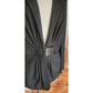 Vintage 2000s  Y2K Armani Blazer Gray Herrinbone Wool Fitted Jacket Buckle Closure