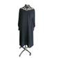 Vintage 70s Giorgio Sant'Angelo Dress Black Silk Georgette & Lace