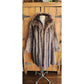 Vintage Fur Coat Silver Tipped Raccoon Hip Length Revillon Boho Style Size Medium SATC