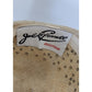 Vintage Jack McConnell Hat Asymmetrical Cream Straw Pearls Studs
