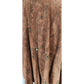 Vintage 90s Brown Suede Swing Jacket Paisley Print Giotti Firenze
