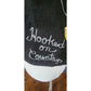 Vintage Womens Vest "Hooked On Country" Cowboy Boots Horses Equestrian Applique / Large