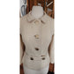 Vintage 60s Mod Jacket Marshall Field & Company Cream Wool Peplum Jacket