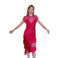 2018 Givenchy Runway Sample Dress Asymmetric Handkerchief Fuchsia Mesh Lace
