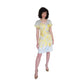Vintage Y2K Emilio Pucci  Dress Short Sleeved Silkprint  Yellow Gray NWT