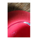 Vintage 1980s Statement Hat Red Wool High Wide Breton Upturned Brim Adolfo II