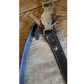 Vintage Gucci Y2K Belt GG Logo Chrome Buckle Tom Ford 2000s Era Brown Leather S