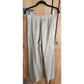 Vintage 90s Jil Sander Pant Suit Beige Ramie Nehru Jacket + Slacks