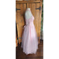 Y2K Era Pink Princess Dress Tulle Lace Embroidery Corset Lace Back Barbie