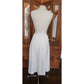 Vintage JIL SANDER Midi Skirt Paneled White Linen A Line w/Panels / Large