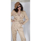 Vintage 90s Cream Wool Pant Suit Double Breasted Blazer Evan Picone