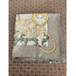 Vintage 90s Hermes Silk Scarf Equestrian Carre 90 Gray Gold l'Instruction du Roy