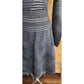 Vintage MISSONI Knit Dress Metallic Black Midi Length Stretchy / S-M