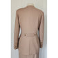 Vintage 90s Sonia Rykiel Skirt Suit Beige Wool / M