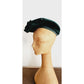 Vintage 40s Hat Green Felt Beret Tilt Style Marshall Fields