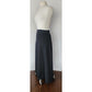 Vintage 1990s St John Knit Evening Skirt Long Black Santa Knit / Med
