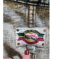 Vintage 80s Rock Creek Trading Co Acid Wash Denim Jacket PLUS SIZE Leather Fringe, Western Style