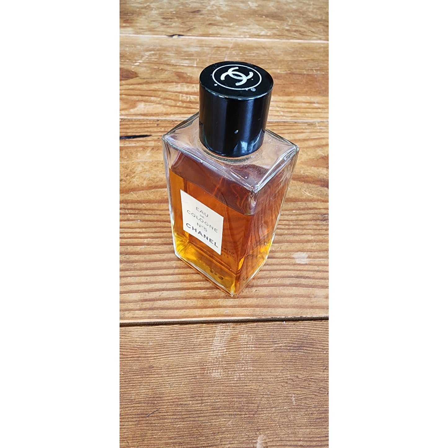 Vintage Chanel No 5 Eau de Cologne 4 fl oz - almost full