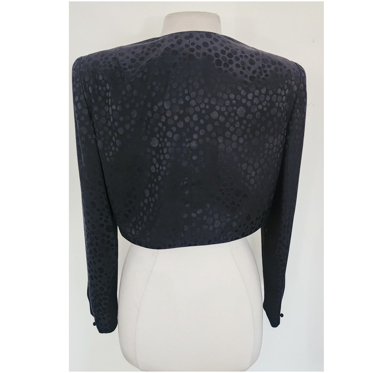 Vintage 80s AJ Bari Strapless Dress + Bolero Jacket Suit Set Zebra Print Black White Silk / M