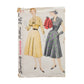 Vintage 1950s Sewing Pattern ORIGINAL: Dress + Bolero Jacket Simplicity 8450 Bust 34