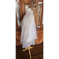 Vintage 1990s Sheer White Jacket White Organza Victoria March Chicago Designer