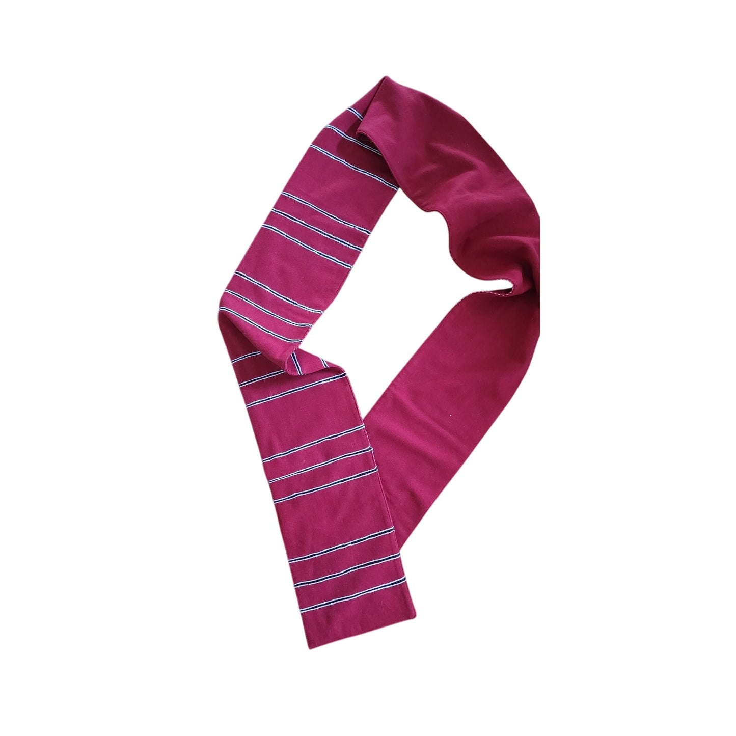 Antique Bulgarian Folk Costume Ethnic Mens Pants Embroidered Cream Wool + Red Scarf