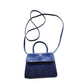 Vintage 90s Navy Blue Mini Purse Shoulder Bag