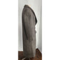 Vintage 80s Coat Gray Wool tweed Double Breasted Harve Benard