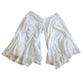 Antique White Cotton Bloomers Underwear Pantaloons Open Crotch Lace Trim