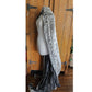 Vintage 2000s Armani Silk Wrap Oversized Striped Shawl Scarf NWT