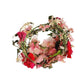 Vintage 50s Floral Hat Pink Red Hat-Nip