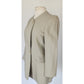 Vintage 1990s Pant Suit Beige Cotton Rayon Joan & David / Small