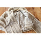 Vintage 50s Silver Mink Fur Wrap Stole by Hoffman-Morton