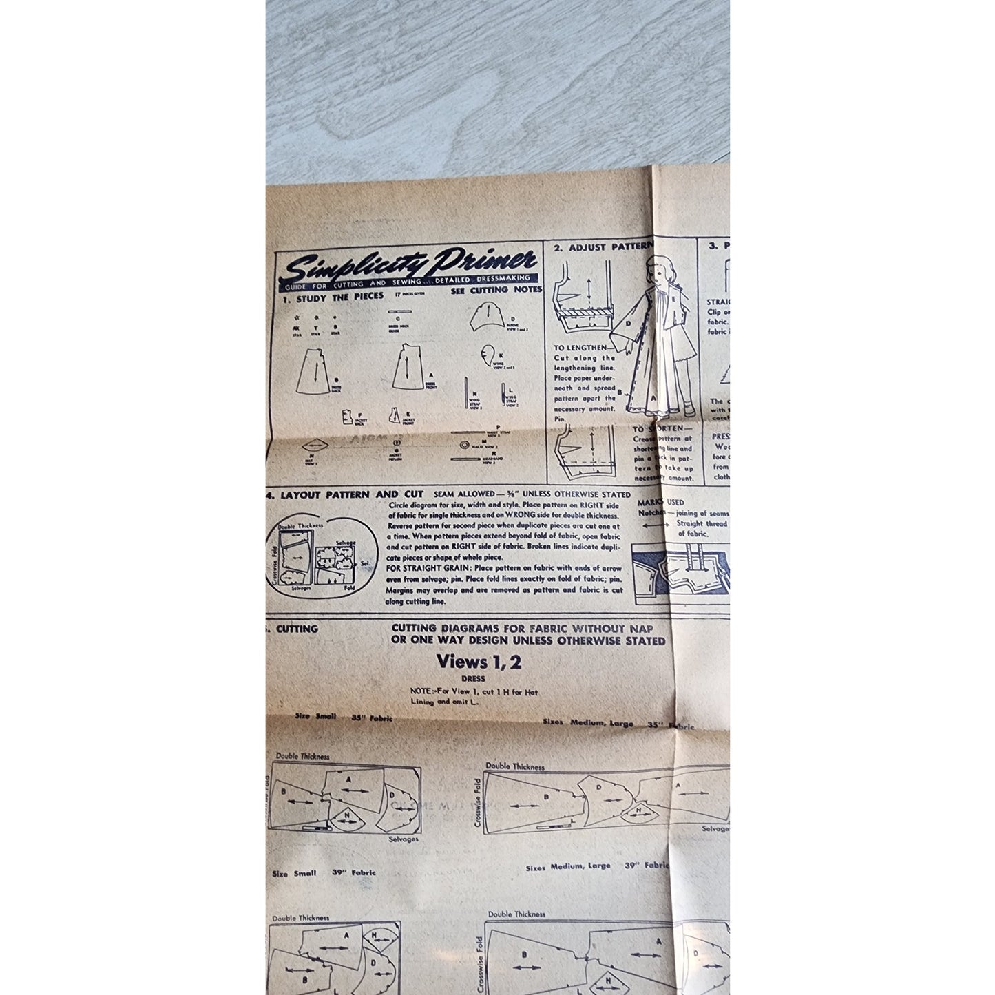 Simplicity Pattern 4071 Vintage Original 1950s Girls Angel Princess Fairy Costume Halloween