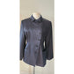 Vintage Armani Collezioni Blazer Y2k 2000s Black Silk Jacket Large