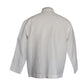 Vintage Issey Miyake Mens Shirt White Linen Button Down Asymmetrical Closure Mandarin Collar
