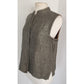 Vintage Eileen Fisher Linen Top Vest Brown Gray / L