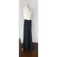 Vintage 1990s St John Knit Evening Skirt Long Black Santa Knit / Med